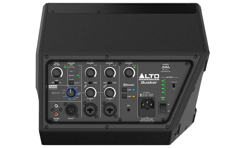 Alto Professional Busker Battery Powered Portable Pa Speaker