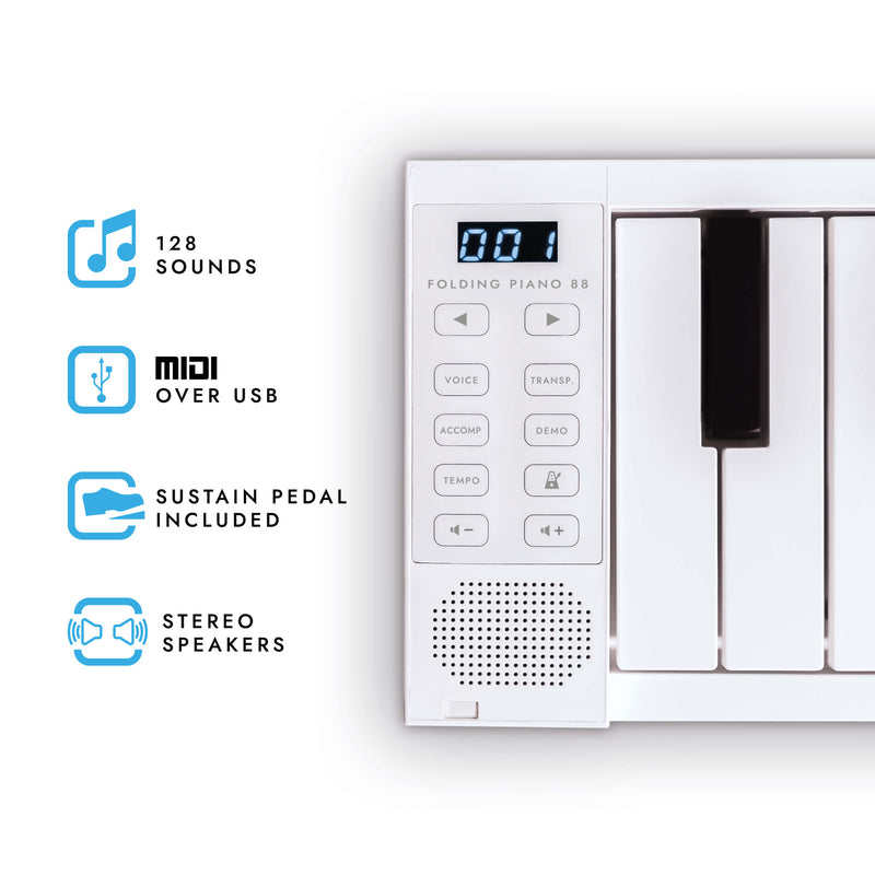 CARRY-ON FP88T 88-KEY TOUCH SENSITIVE FOLDING PIANO