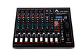 Agera Acoustics CCR-102BT 10-Channel Analog Mixer – Bluetooth, USB, SD, MP3 Playback, Built-in Effects & Compressors