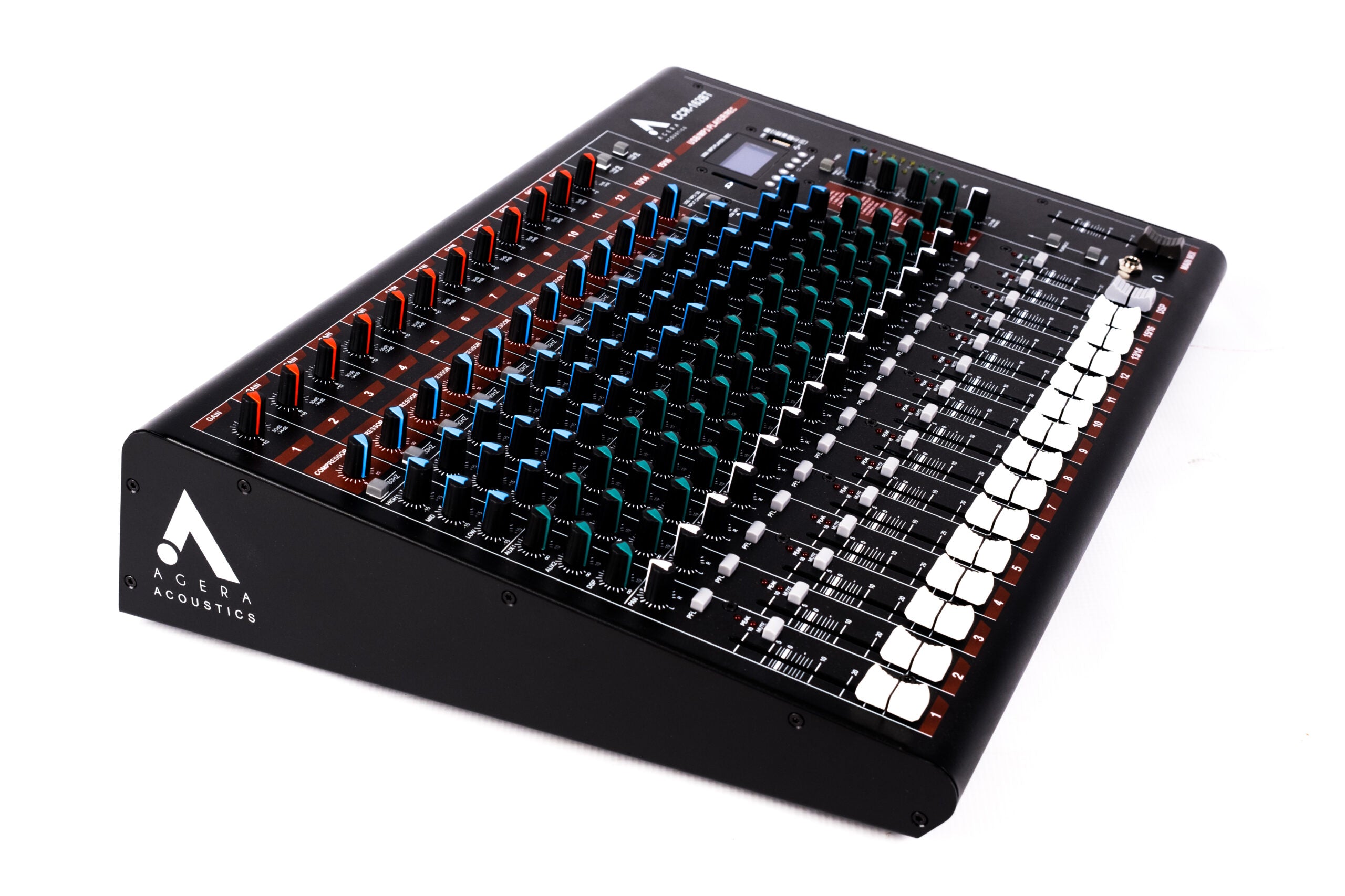 Agera Acoustics CCR-162BT 16-Channel Analog Mixer with Bluetooth & FX
