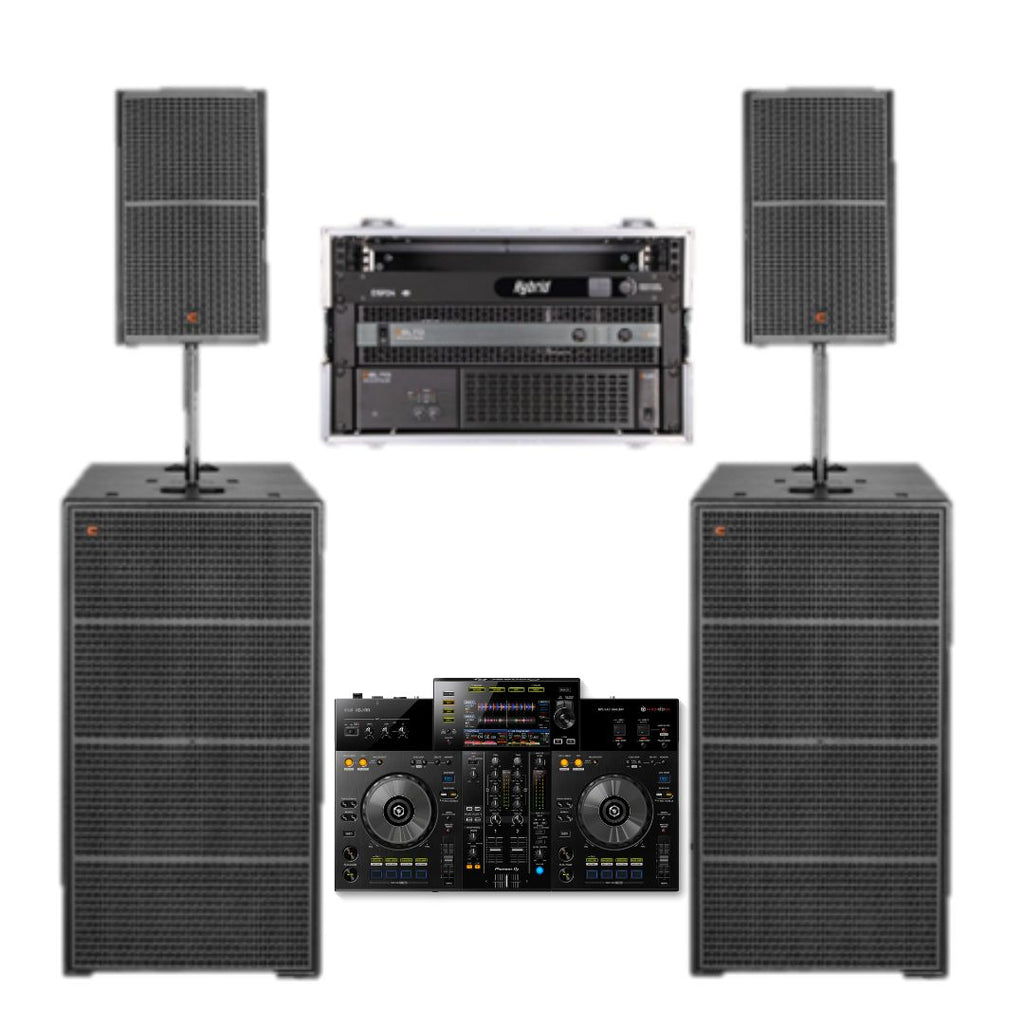 CELTO ACOUSTIQUE CT12V COMBO WITH PIONEER XDJ-RR CONTROLLER