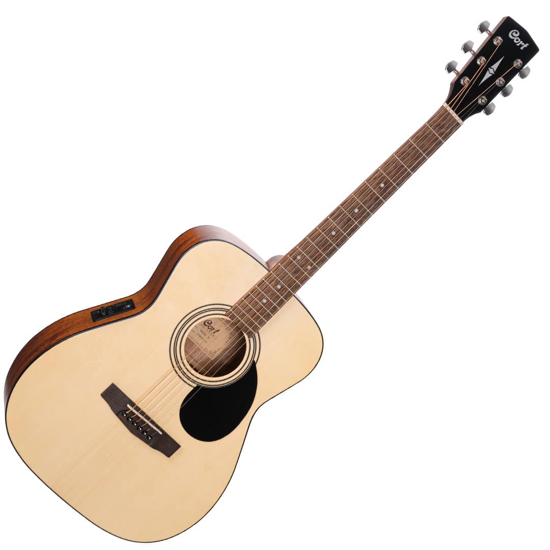Cort AF510E Acoustic-Electric Guitar – Open Pore Natural W/Bag