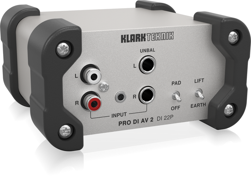 Klark Teknik Pro DI22P Passive Stereo Di Box With Extended Dynamic Range