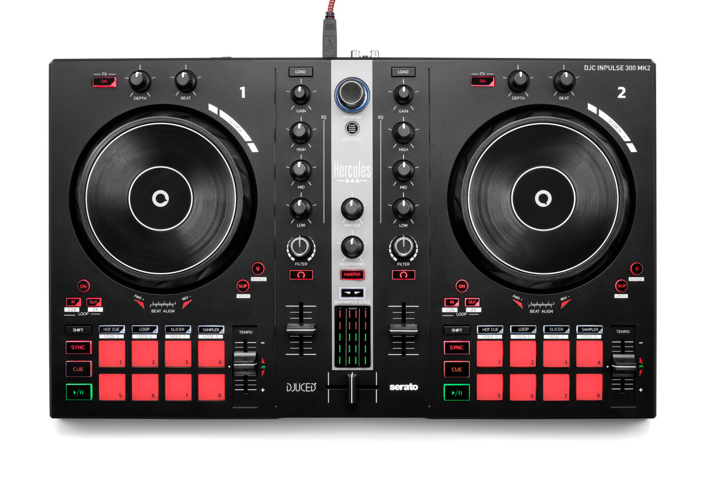 Hercules DJControl Inpulse 300 MK2 – Learn, Mix & Master Your Sound
