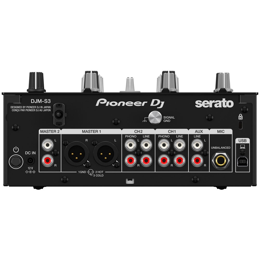 Pioneer DJ DJM-S3 2-channel DJ Mixer for Serato DJ Pro – Harry
