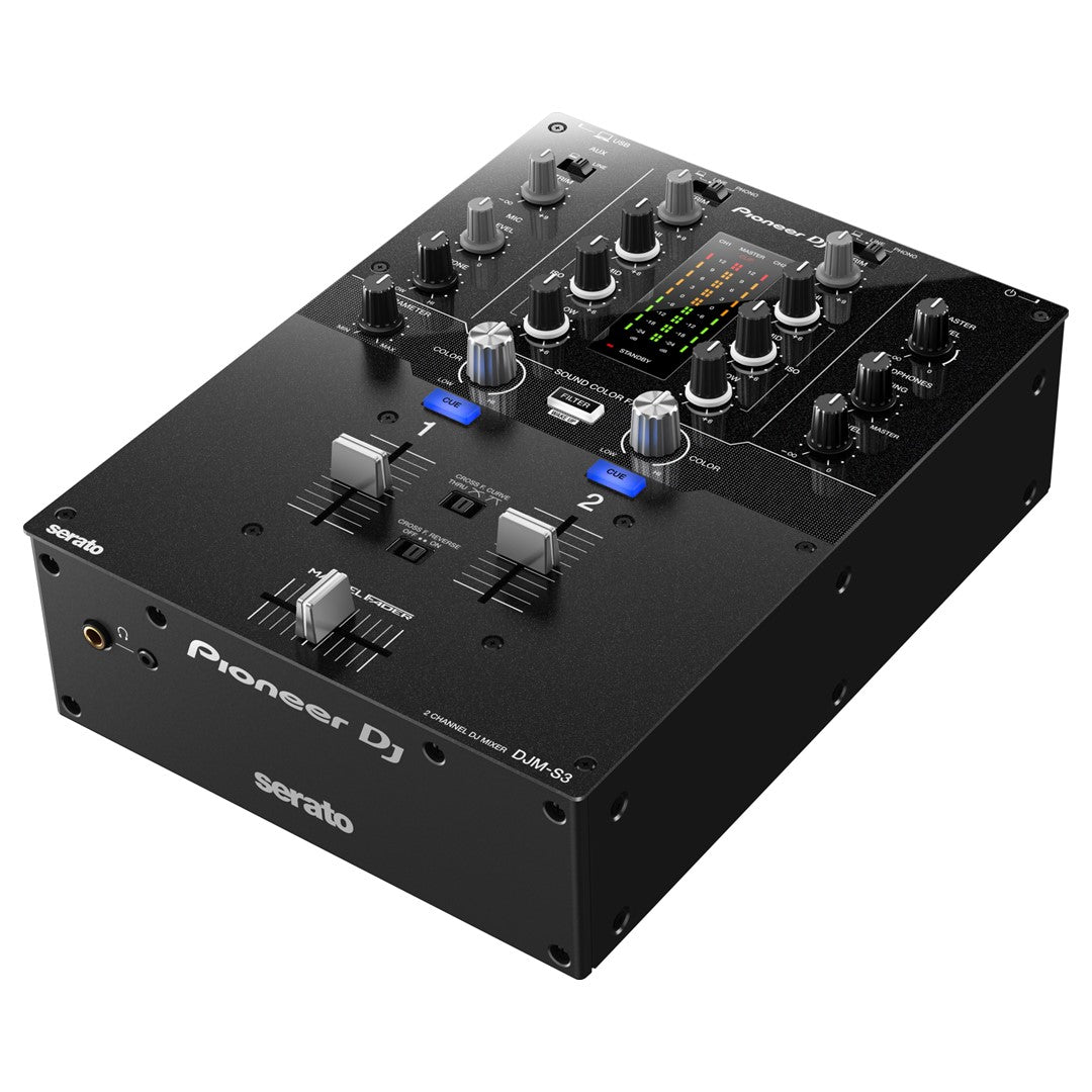 Pioneer DJ DJM-S3 2-channel DJ Mixer for Serato DJ Pro