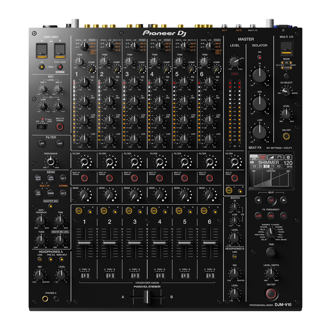 Pioneer DJ DJM-V10 Creative Style 6-channel Professional DJ Mixer