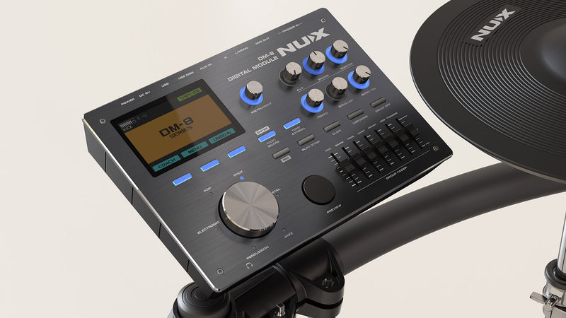 Nux DM-8 Remo Mesh Heads 9-Piece Digital Drum Kit