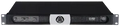 Black electronic equipment with labels on a white background