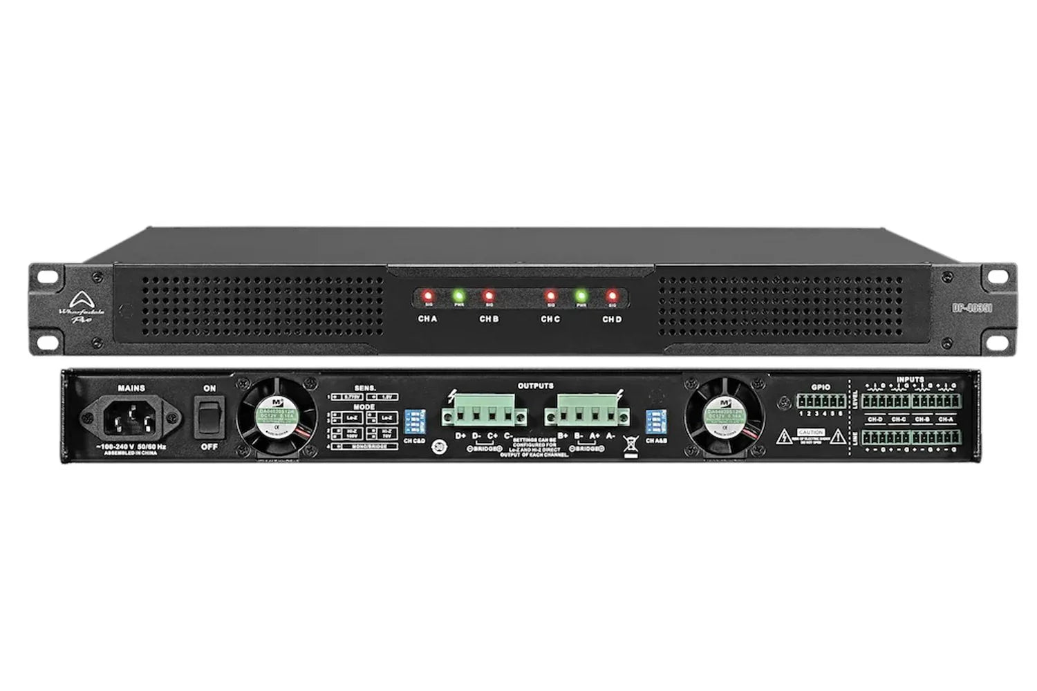 Wharfedale Pro DP-4035i - 4-Channel Installation Amplifier