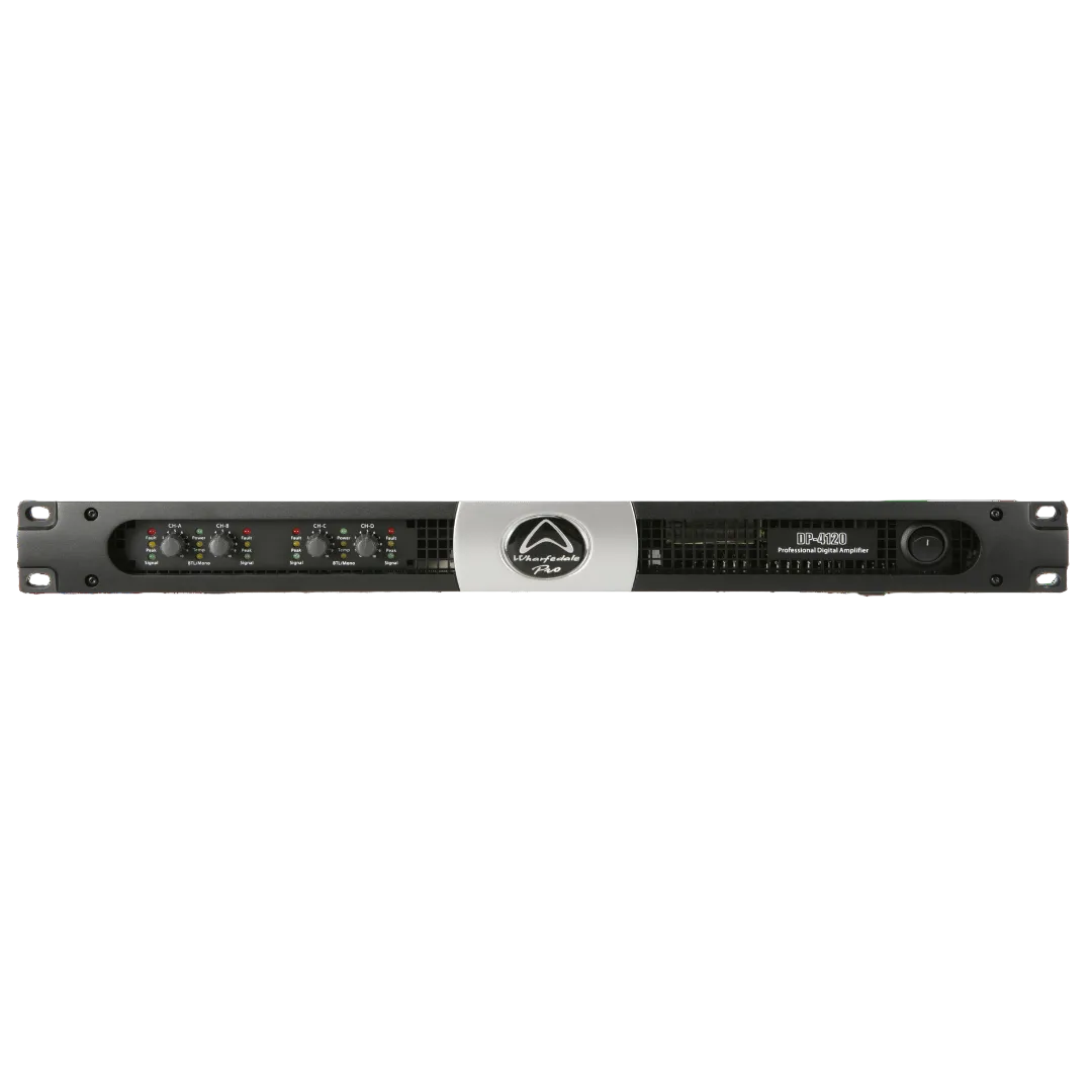 4-Channel Power Amplifier DP-4120 - Professional Audio