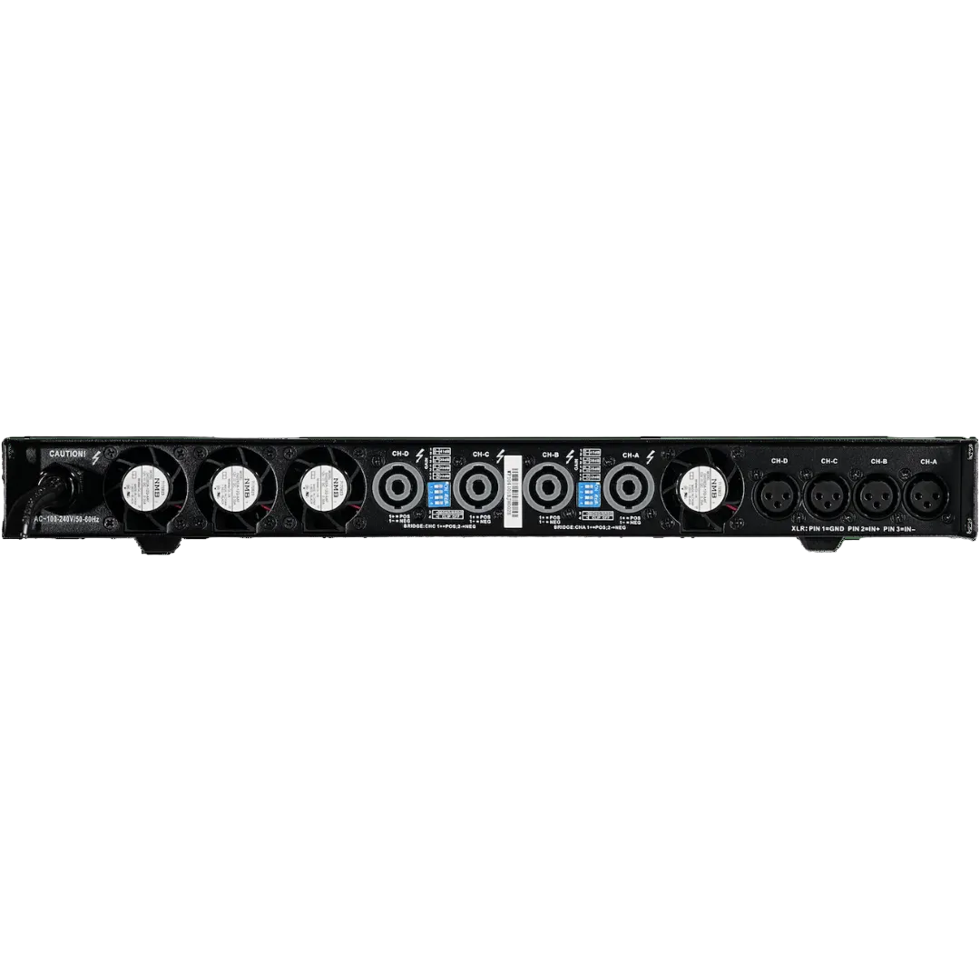 4-Channel Power Amplifier DP-4120 - Professional Audio