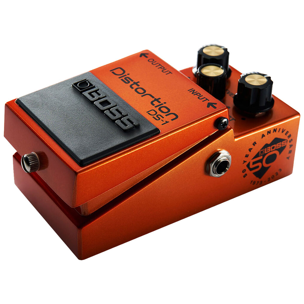 Boss DS-1 50th Anniversary Limited-Edition Distortion Pedal - Metallic Orange