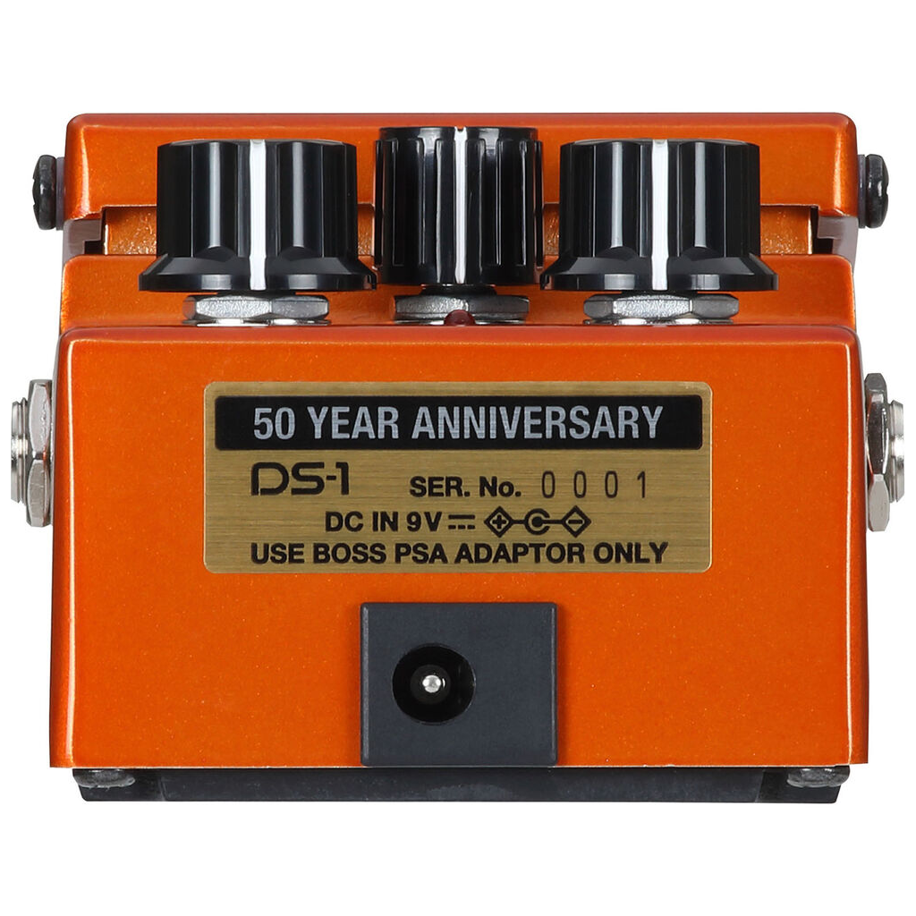Boss DS-1 50th Anniversary Limited-Edition Distortion Pedal - Metallic Orange