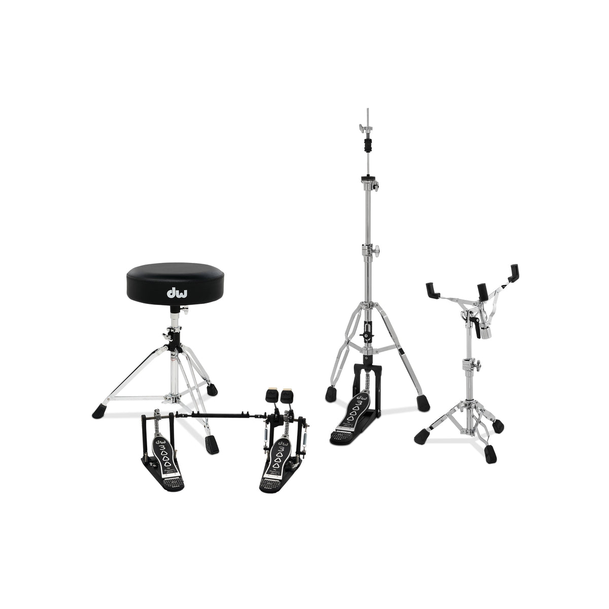 DW 3000 Series 4-Piece Drum Hardware Pack - Chrome