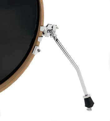 DW DWSM2224 Bass Drum Hoop Clamp-On Spur Set - Chrome