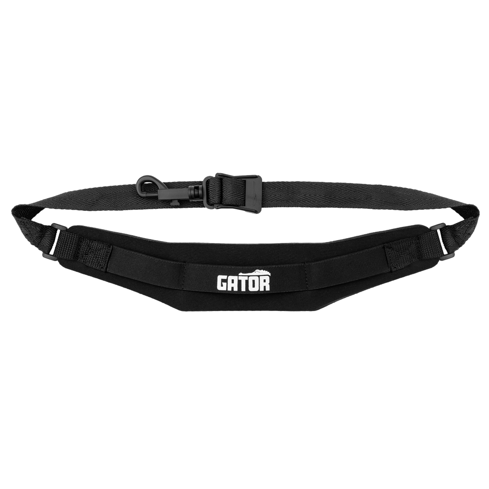 Gator Deluxe Neoprene Saxophone Strap - Black