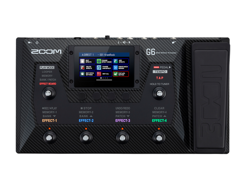 ZOOM G6 MULTI-EFFECTS GUITAR PROCESSOR