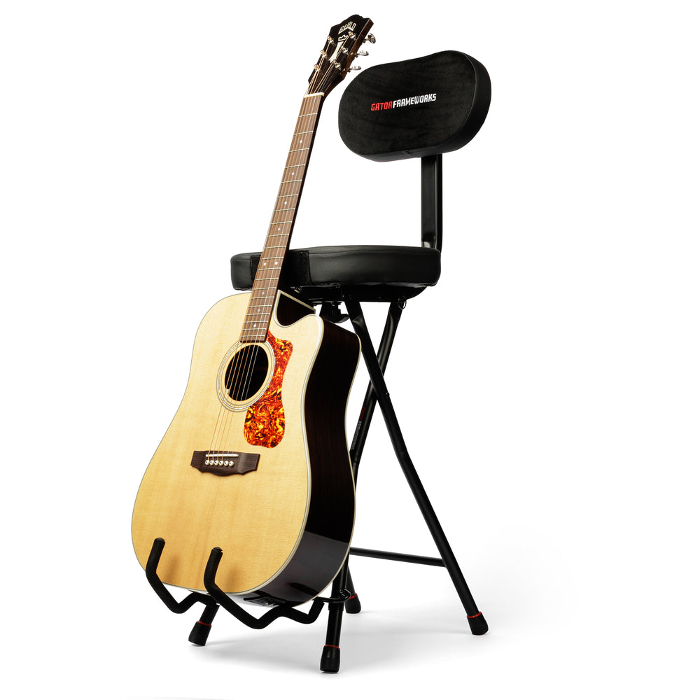 Gator Frameworks GFW-GTR-SEAT Guitar Seat and Stand Combo