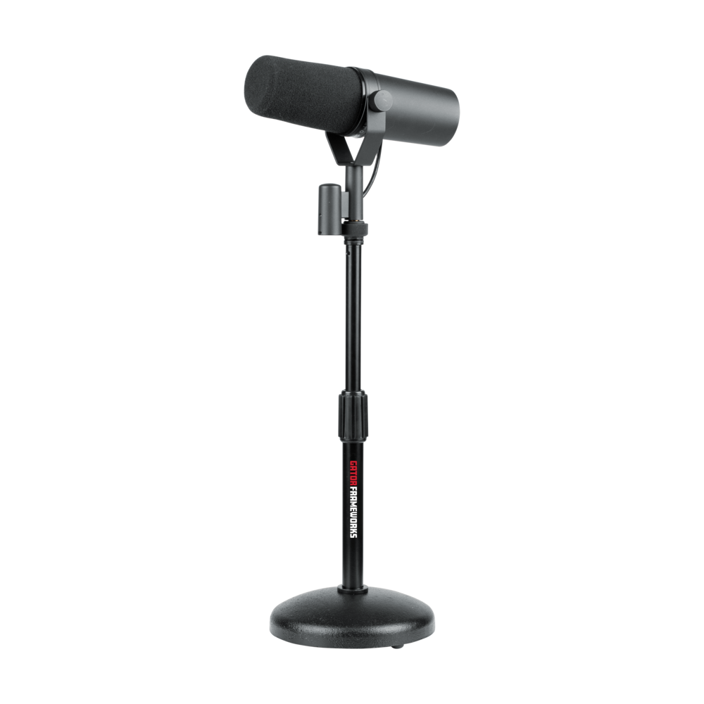 Gator GFW-MIC-0501 Round Base Desktop Mic Stand