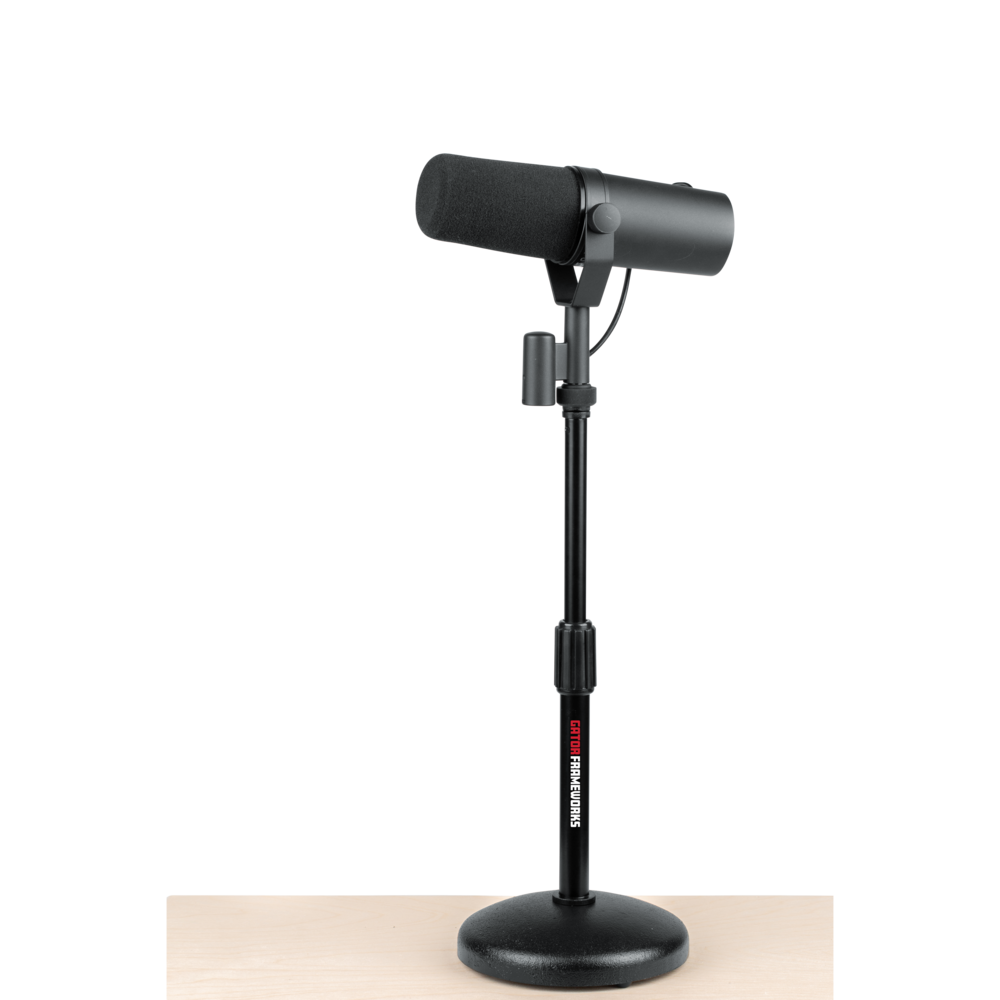 Gator GFW-MIC-0501 Round Base Desktop Mic Stand