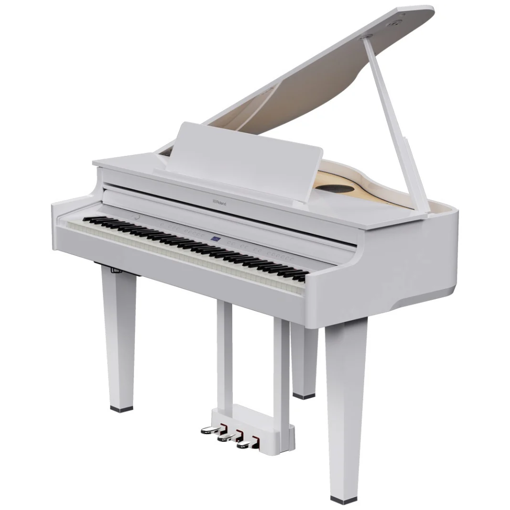 Roland GP-6 Digital Baby Grand Piano – Polished White