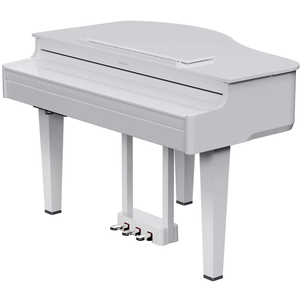 Roland GP-6 Digital Baby Grand Piano – Polished White