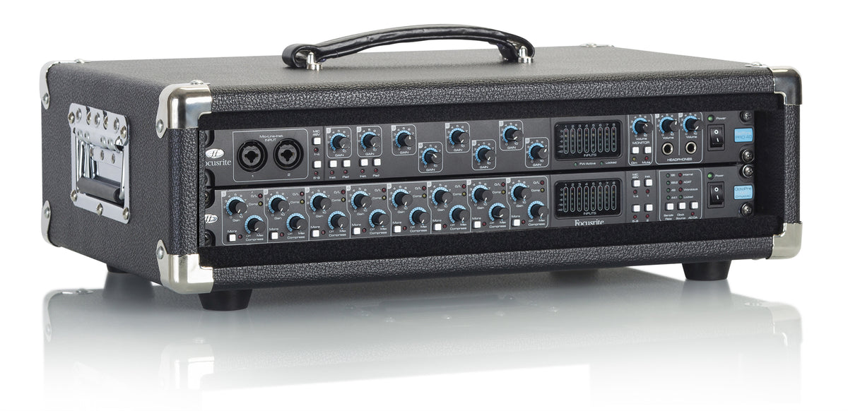 Gator GR-RETRORACK-2BK Retro Rack 2U Case - Black