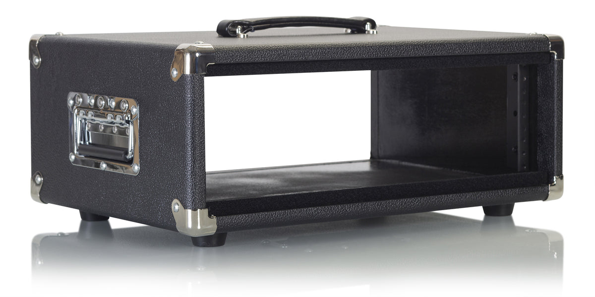 Gator GR-RETRORACK-3BK Retro Rack 3U Case - Black