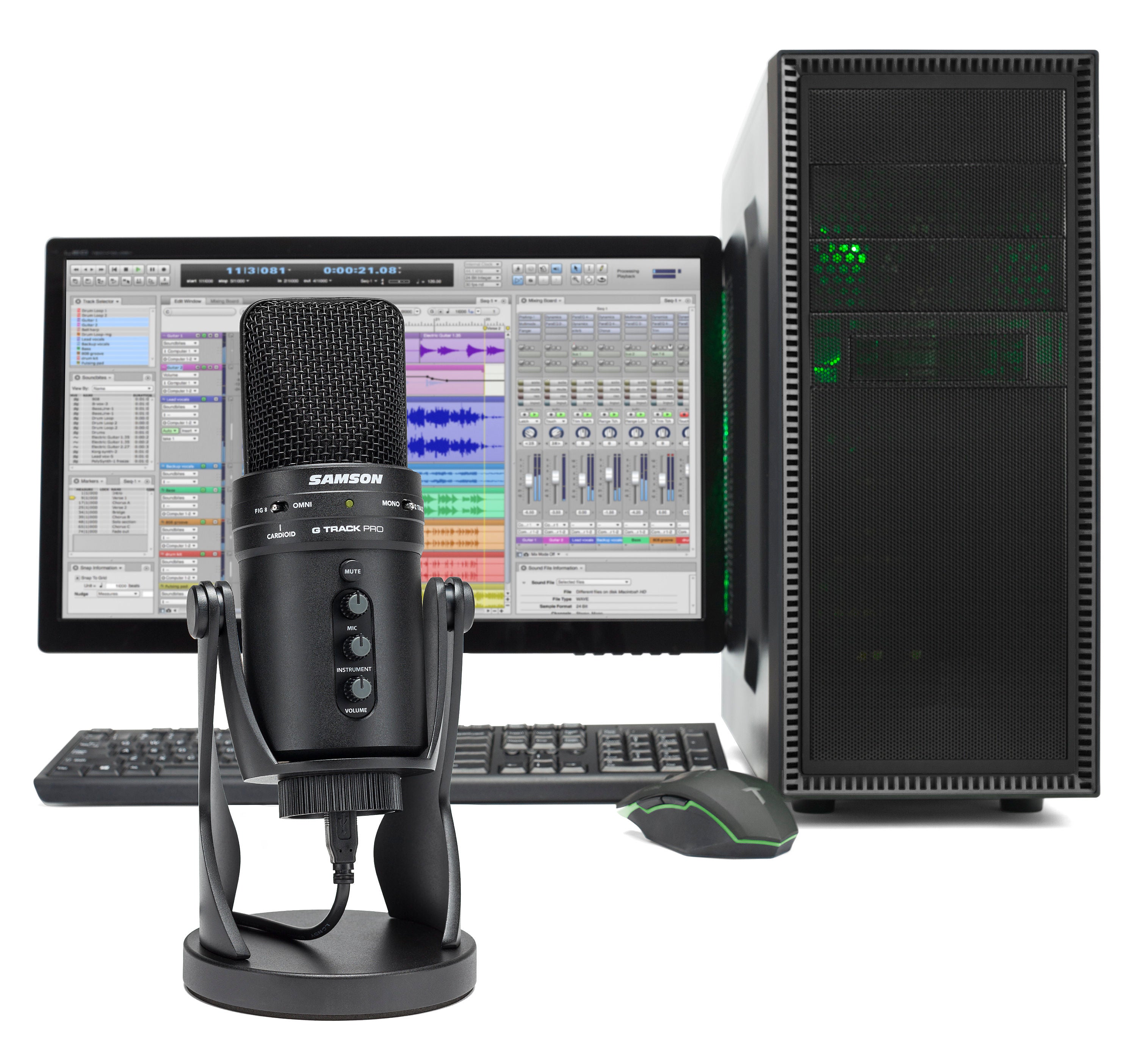 Samson G-Track Pro USB Microphone with Instrument Input