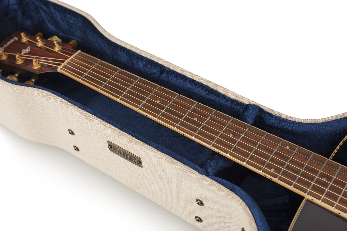 Gator Journeyman Dreadnought Acoustic Guitar Deluxe Wood Case