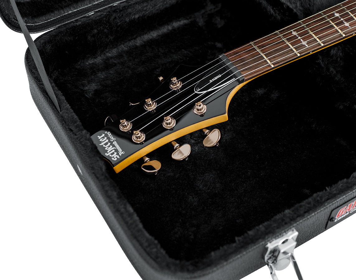 Gator GWE-ELEC Traditional Electric Guitar Wood Case - Black