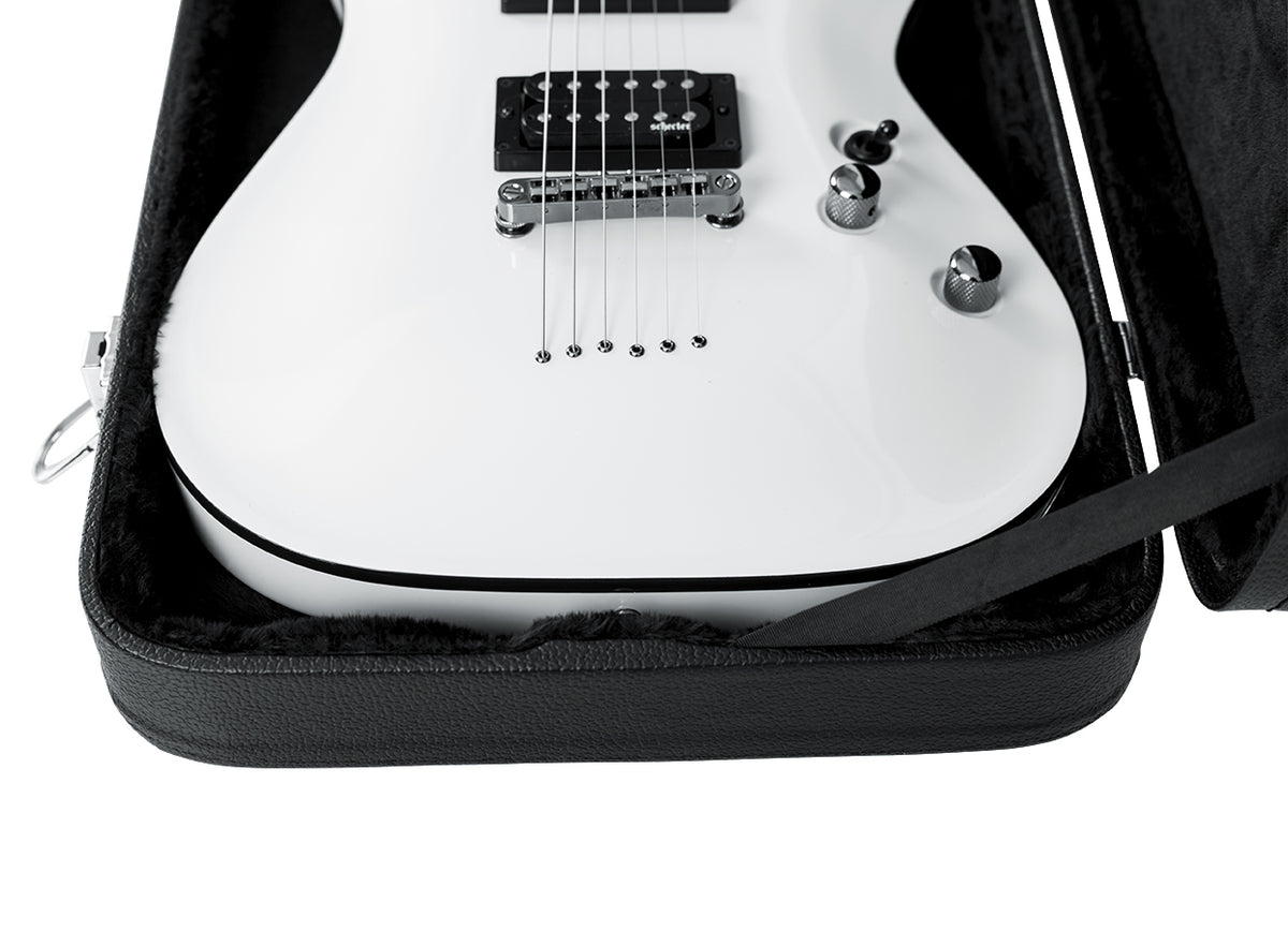 Gator GWE-ELEC Traditional Electric Guitar Wood Case - Black