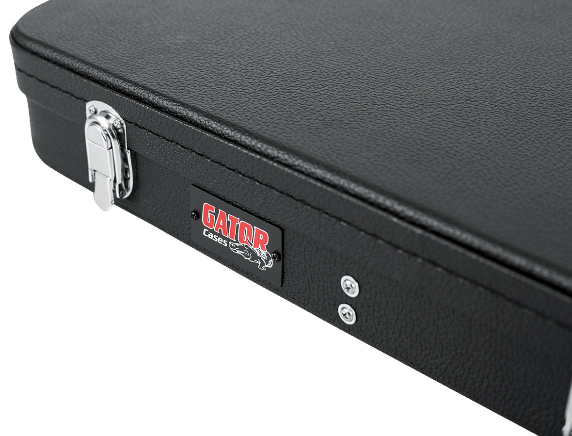 Gator GWE-ELEC Traditional Electric Guitar Wood Case - Black