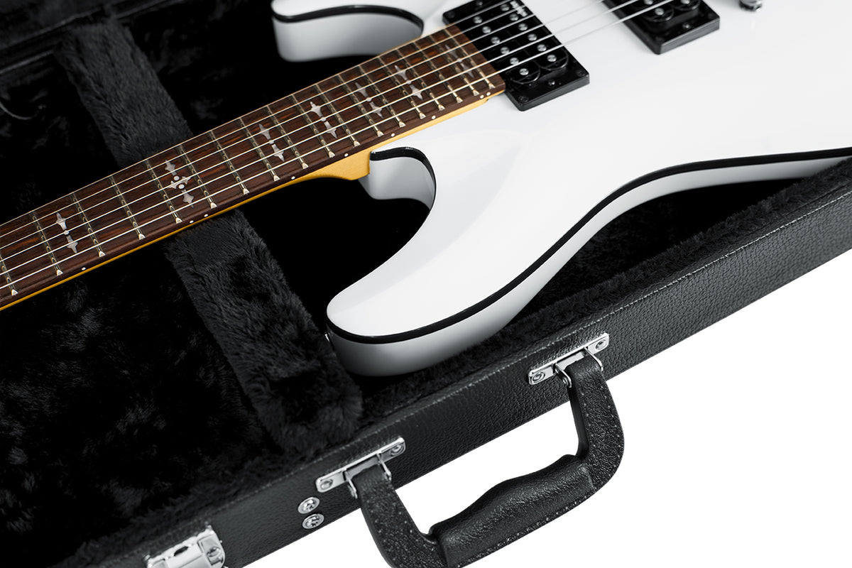 Gator GWE-ELEC Traditional Electric Guitar Wood Case - Black