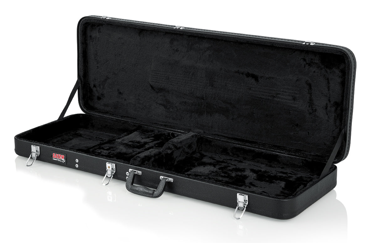 Gator GWE-ELEC Traditional Electric Guitar Wood Case - Black