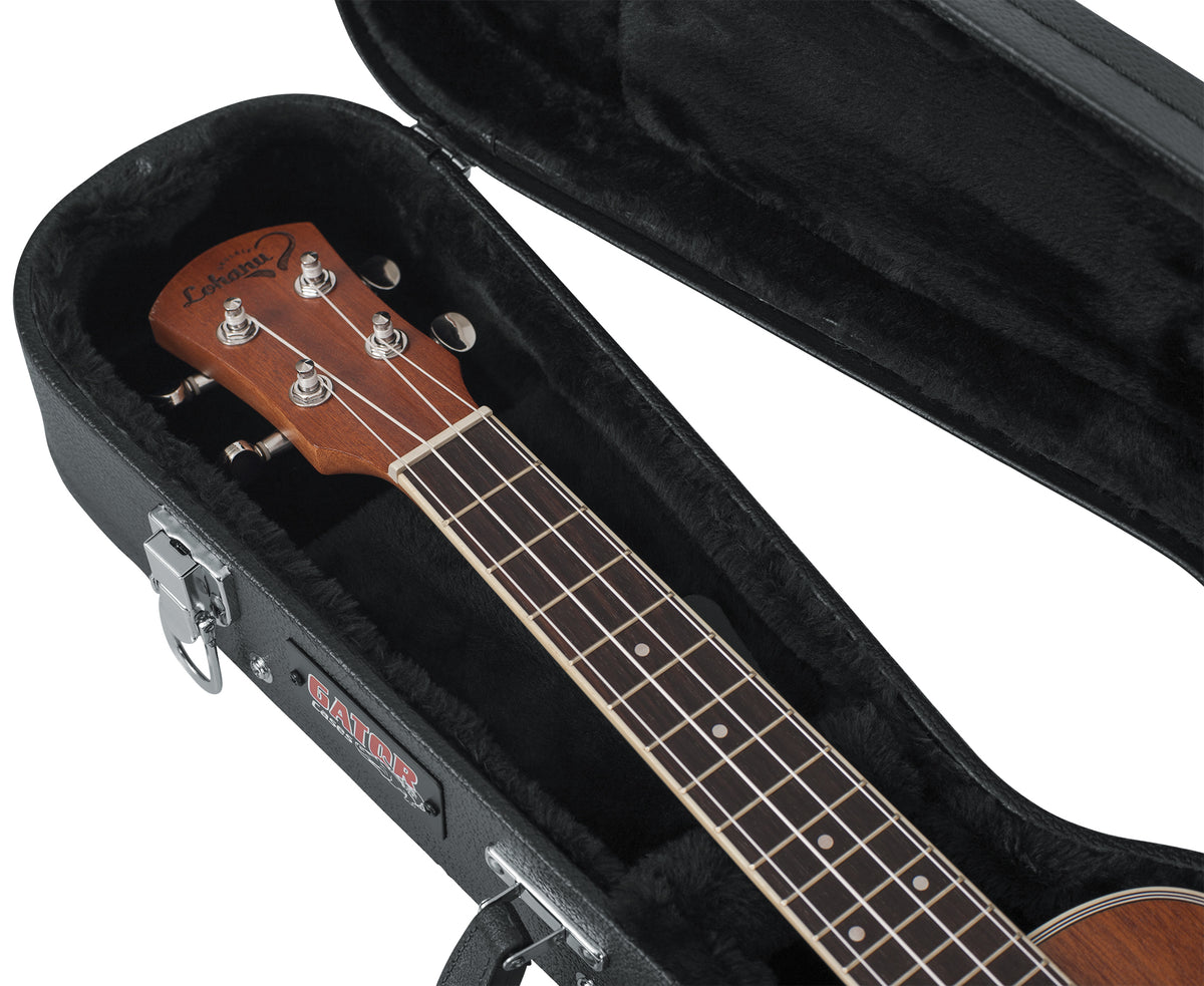 Gator Cases GWE-UKE-CON Concert Ukulele Wood Case - Black