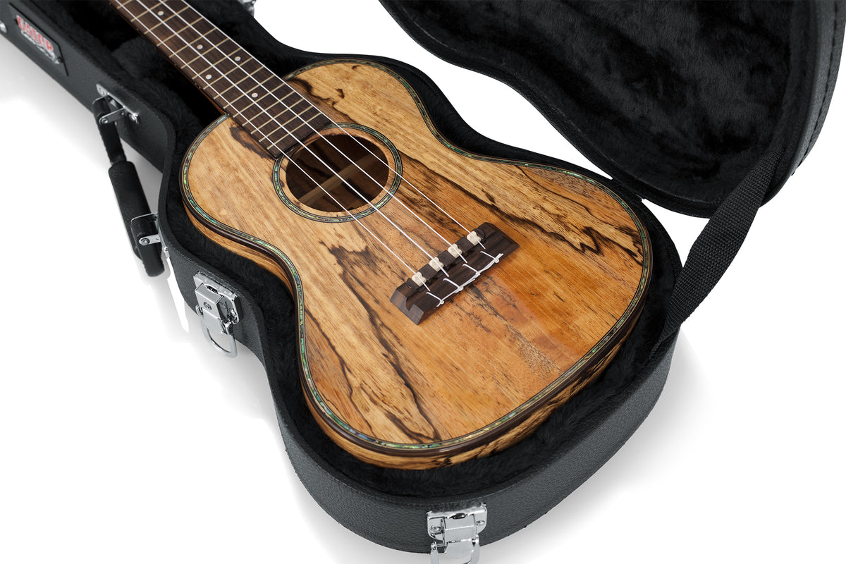 Gator Cases GWE-UKE-TEN Hard-Shell Tenor Ukulele Wood Case - Black