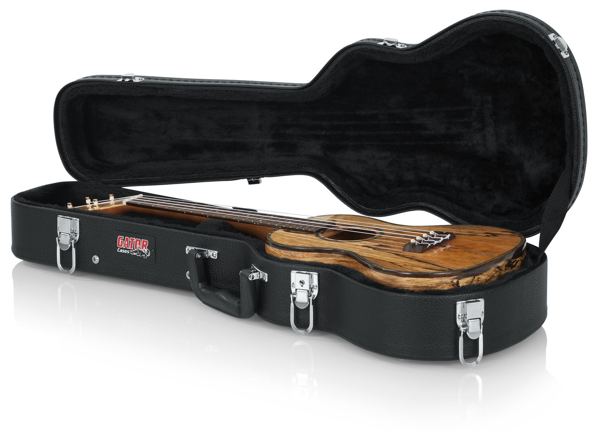 Gator Cases GWE-UKE-TEN Hard-Shell Tenor Ukulele Wood Case - Black