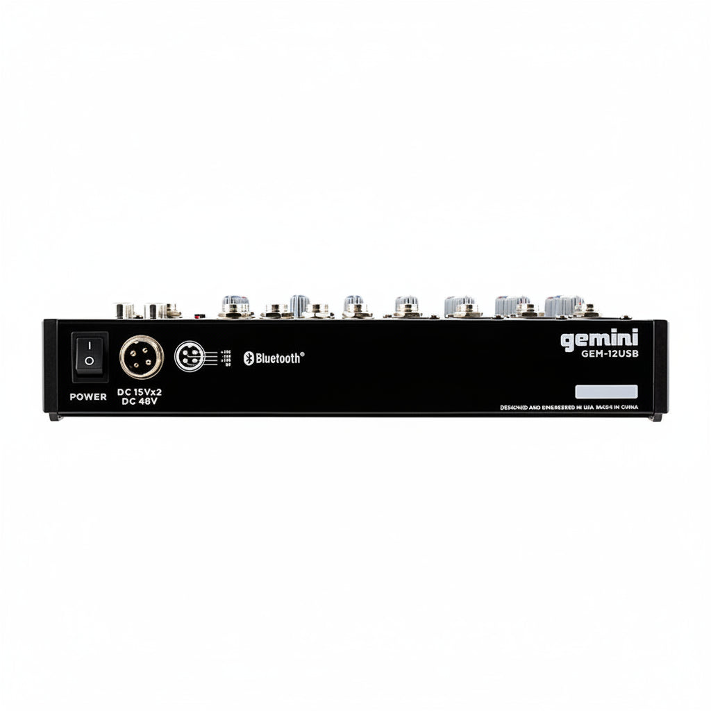 Gemini GEM-08USB 8-Channel Mixer with Bluetooth