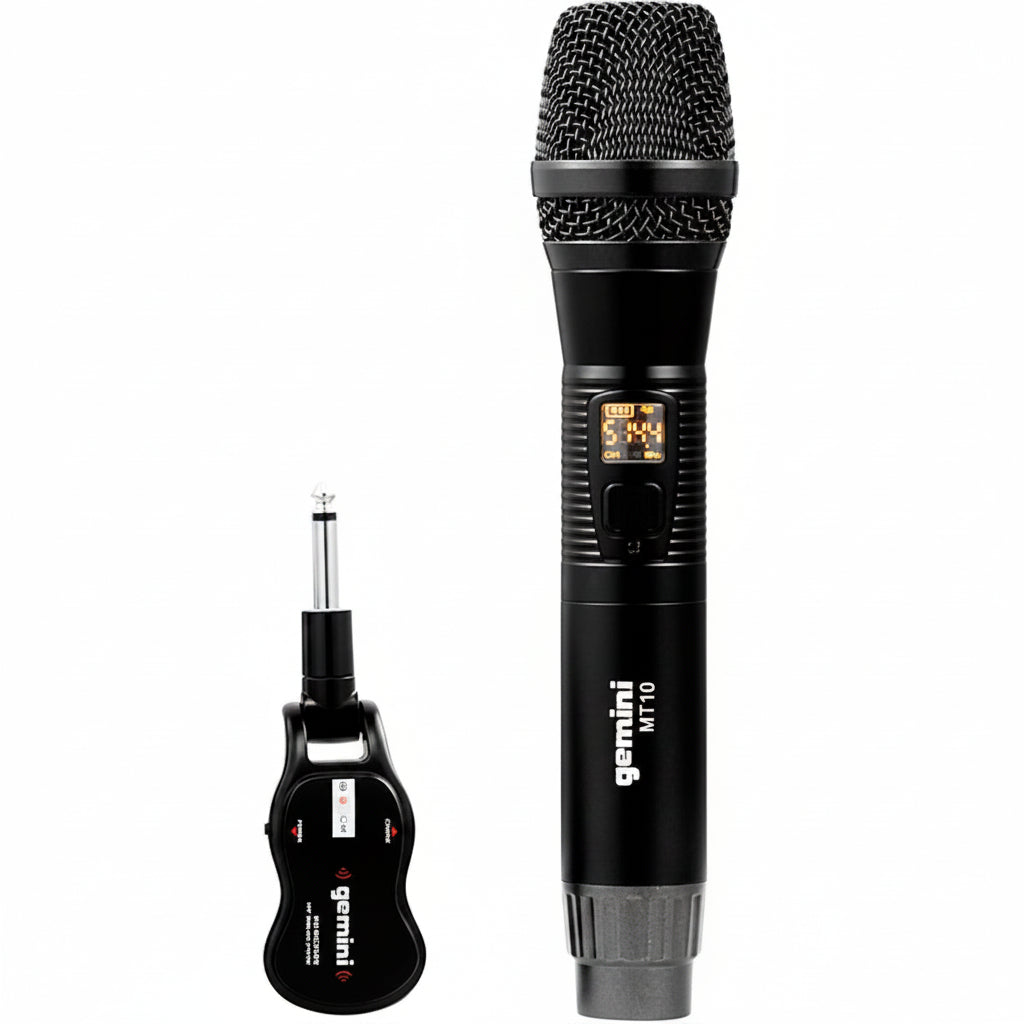Gemini GMU-M100 Single Handheld Wireless UHF Microphone System