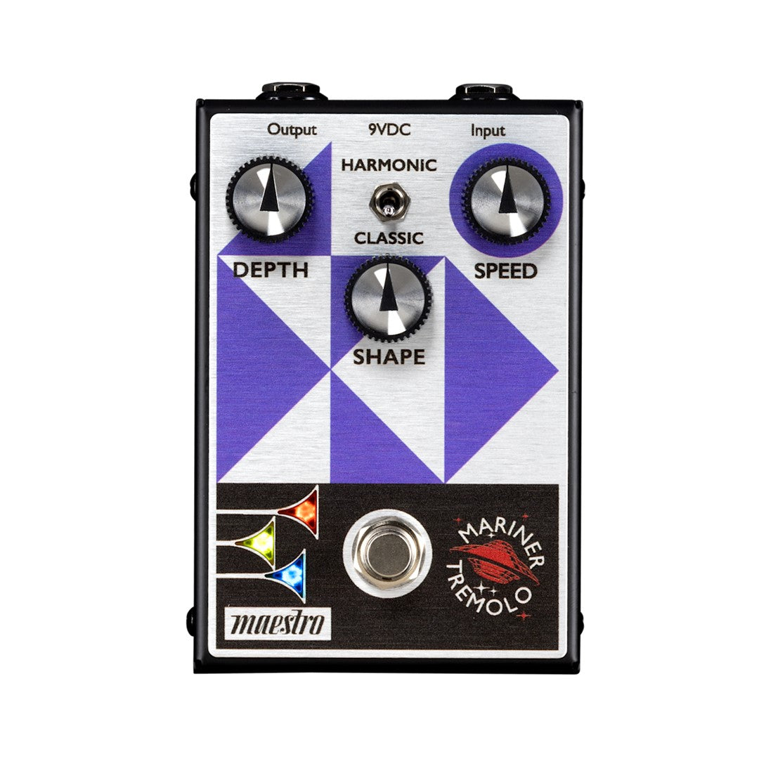 Gibson Maestro Mariner Tremolo MOCMTP Pedal – Classic & Harmonic Tremolo Effects