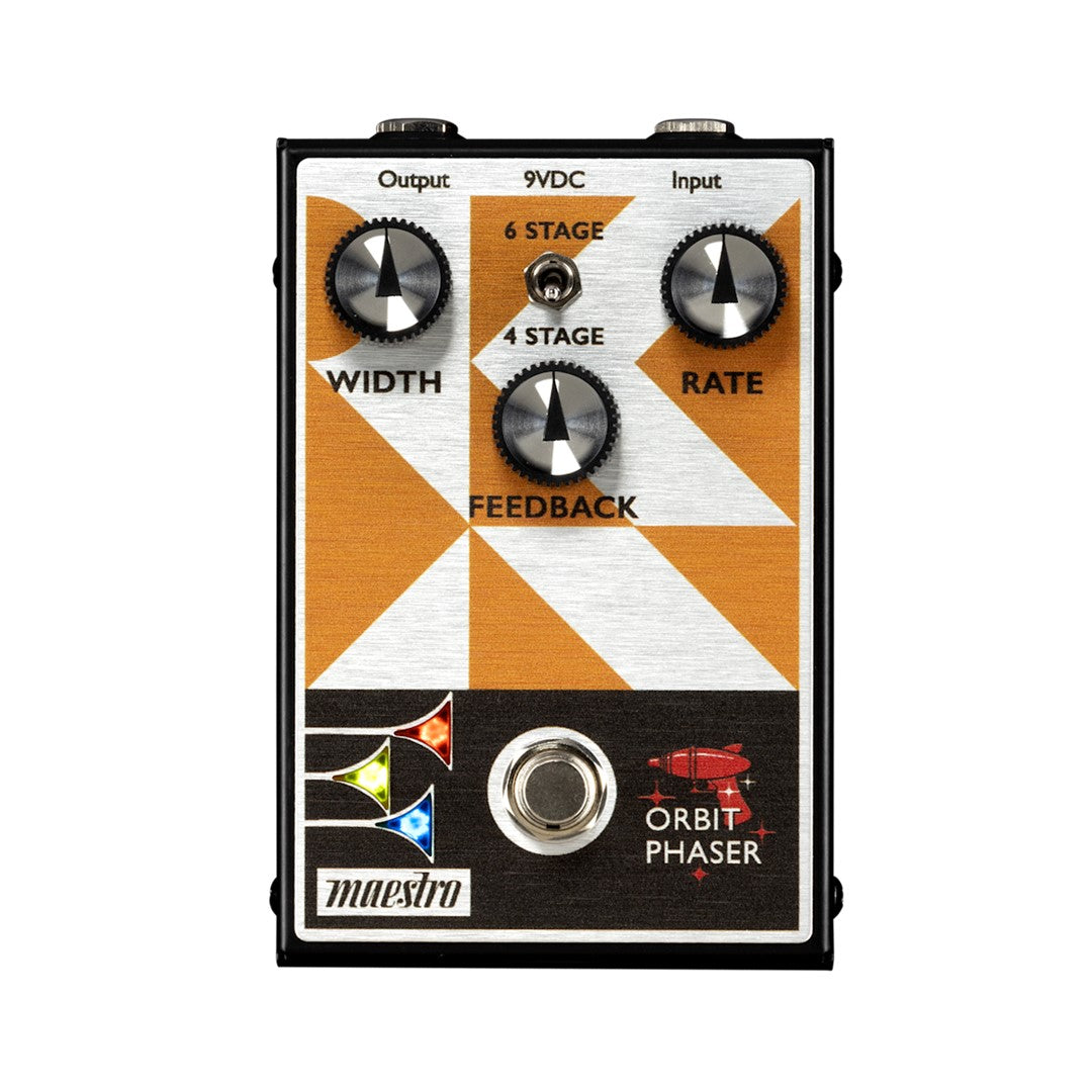 Gibson Maestro Orbit Phaser Pedal – All-Analog 4 & 6 Stage Modulation