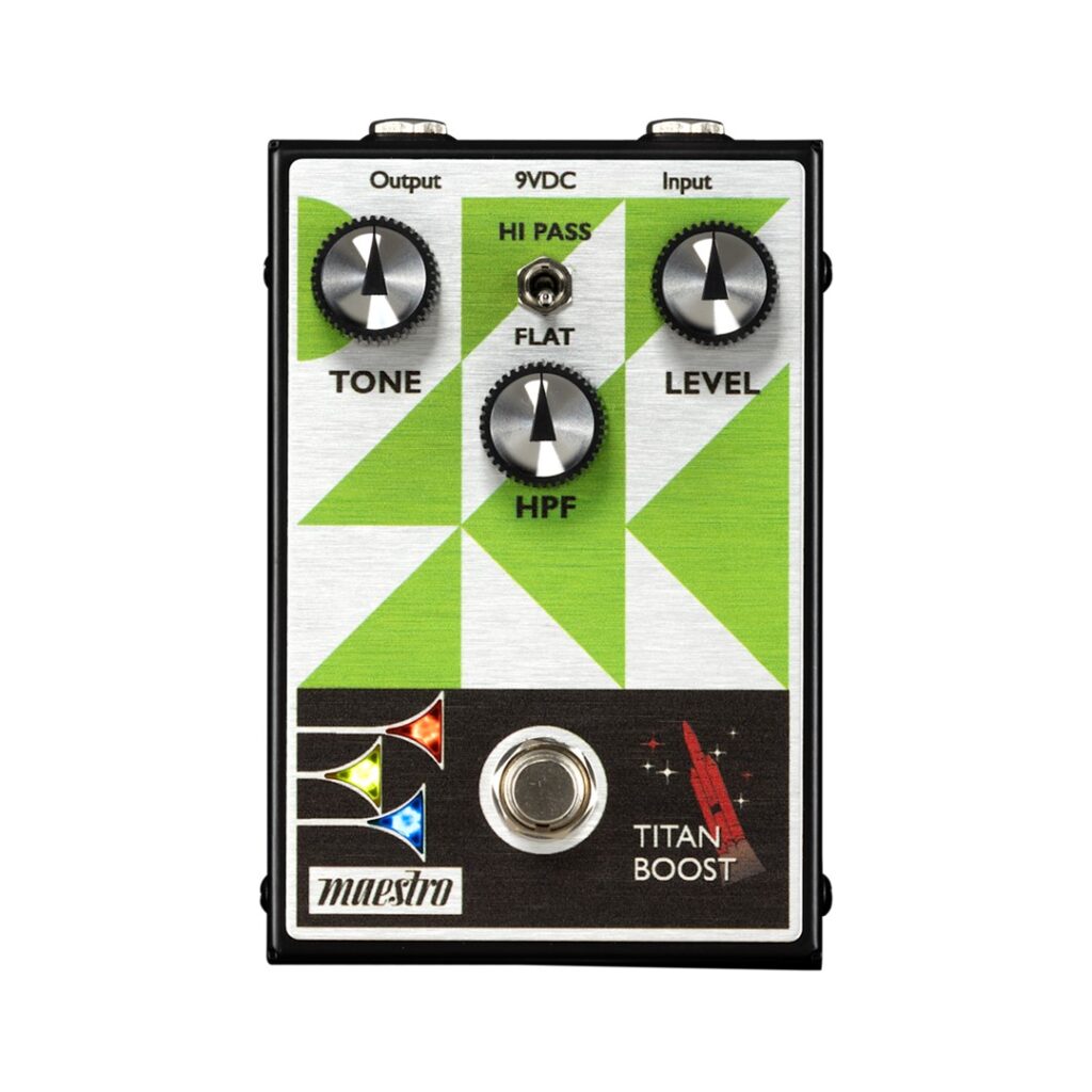 Gibson Maestro Titan Boost Pedal – 25dB All-Analog Clean Boost for Guitar