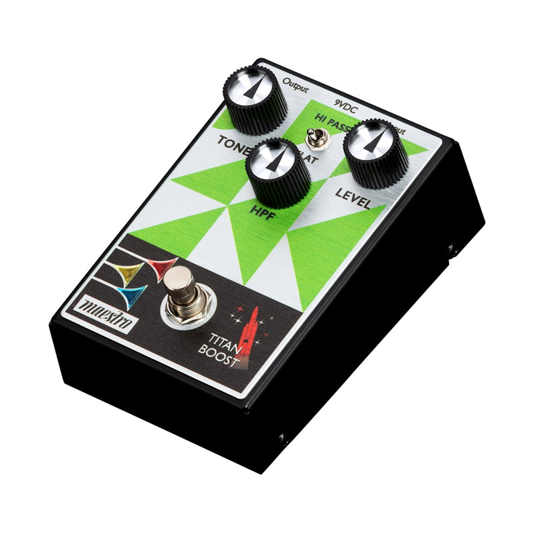 Gibson Maestro Titan Boost Pedal – 25dB All-Analog Clean Boost for Guitar