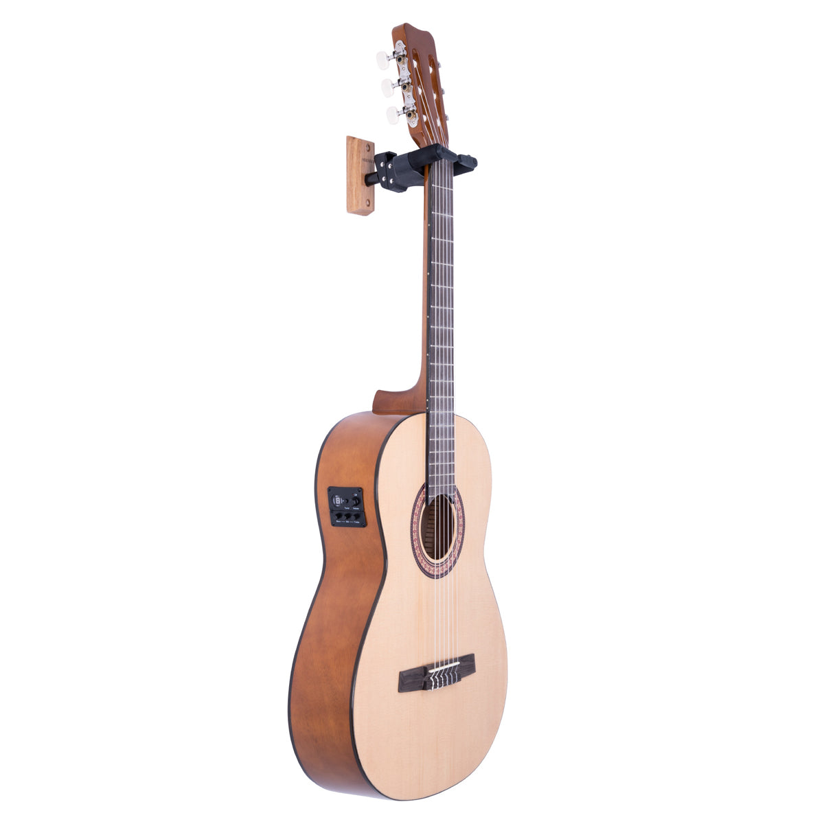 Hercules Stands GSP38WB Plus Auto Grab Guitar Hanger with Wooden Base