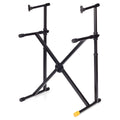 Hercules Stands KS210B EZ-LOK Double Tier X-Frame Keyboard Stand