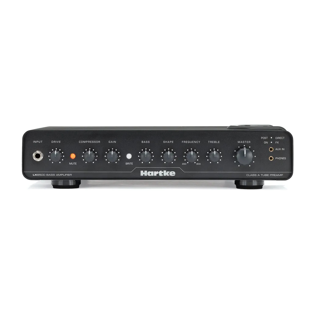 Hartke LX8500 800W Lightweight Bass Amplifier Head with Tube Preamp