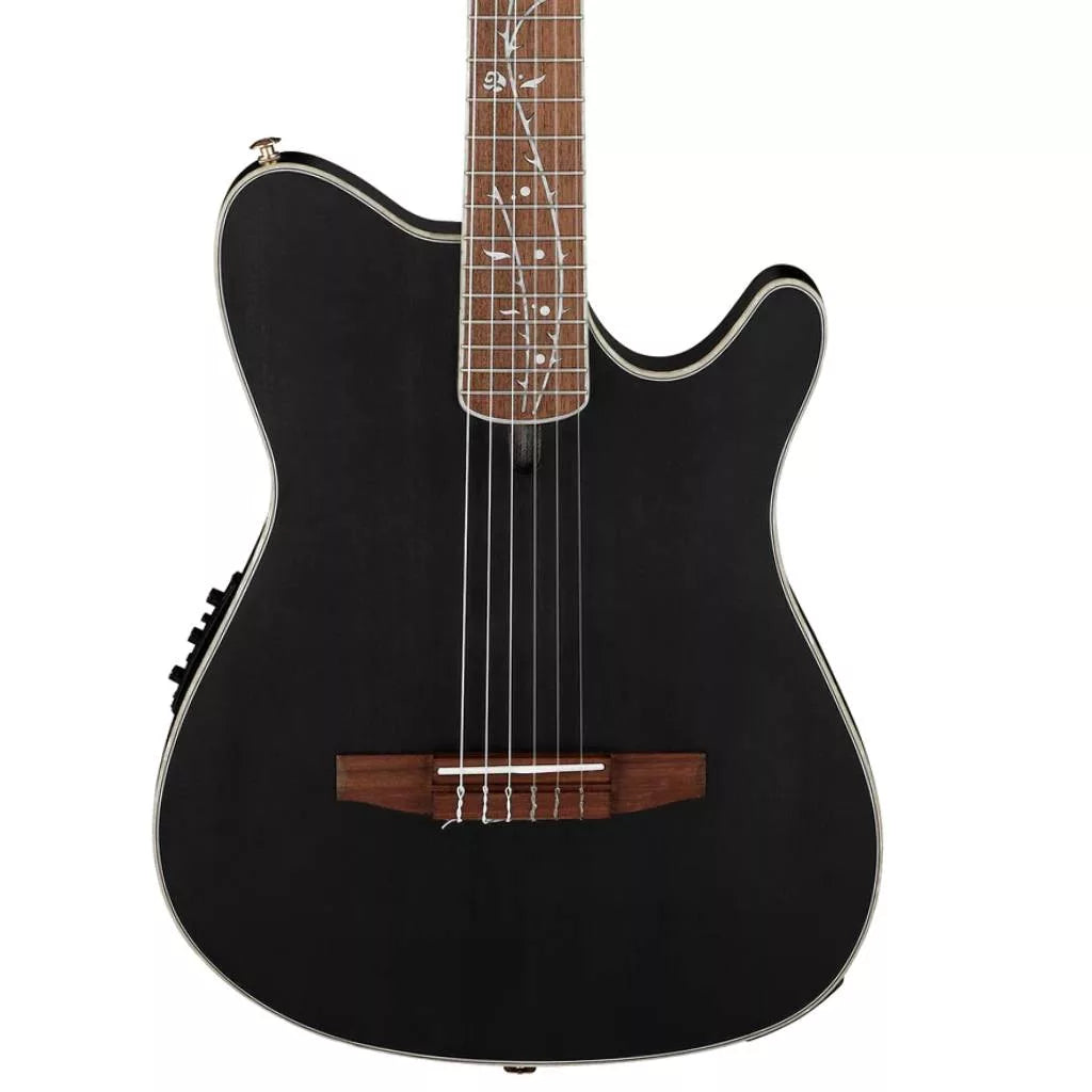 Ibanez Tim Henson Signature TOD10N Electric Nylon-String Guitar – Transparent Black Flat (TKF)