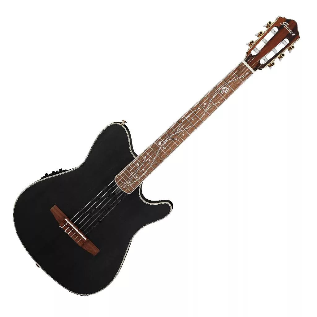 Ibanez Tim Henson Signature TOD10N Electric Nylon-String Guitar – Transparent Black Flat (TKF)
